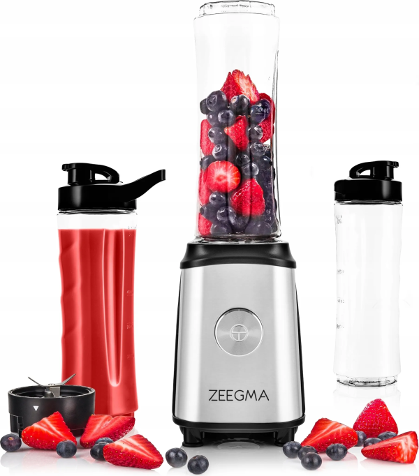 4 in 1 Standmixer ZEEGMA VITAMINE Smoothie Maker Mixer Blender Kaffeemühle 1050W