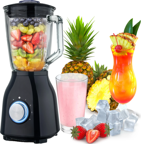 TurboTronic Standmixer - BG6 - 1400 Watt mit 1,5L Glasbehälter