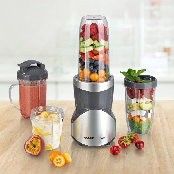 GOURMETmaxx Smoothie Maker Nutrion Mixer Standmixer 7 Funktionen Smoothie Mixer – Bild 3